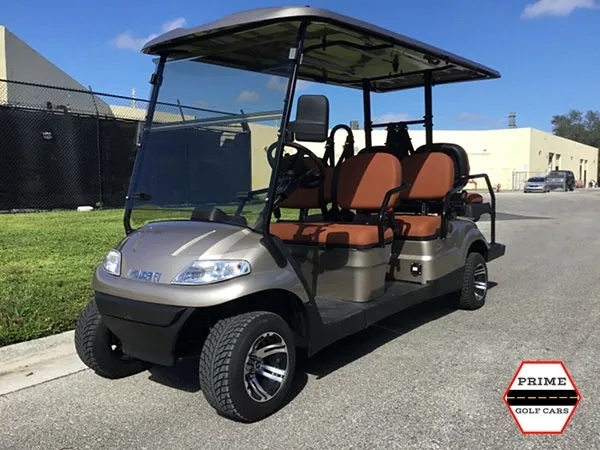 Champagne Advanced EV 6 Passenger Golf Cart