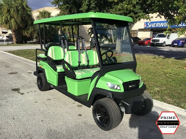 Lime Bintelli Beyond 6 Passenger Golf Cart