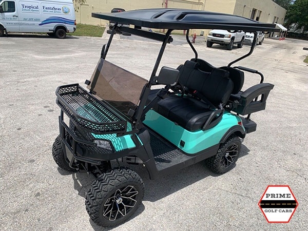 Mint Aluma 4 Passenger Lifted Golf Cart