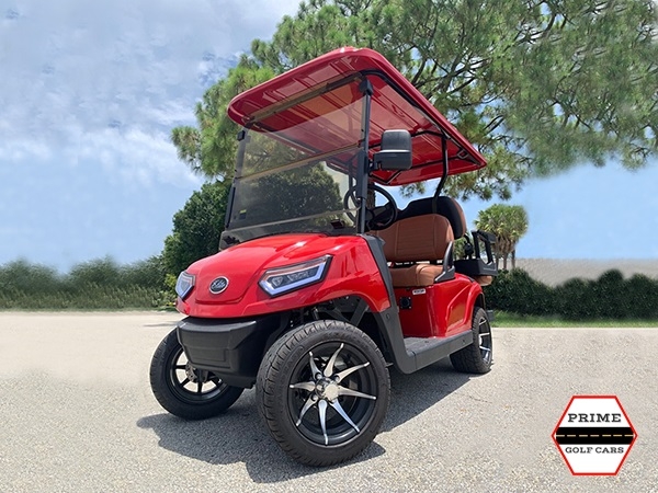 Red Elite EV 4 Passenger Golf Cart